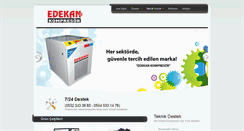 Desktop Screenshot of edekankompresor.com